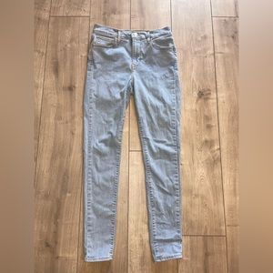 Levi Strauss light wash blue jeans
